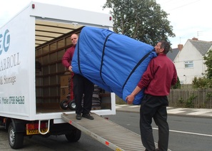 Alan Carroll Furniture Removals using Suite Covers